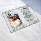 gifts for wife Celebrating Every Moment Together - Personalized Acrylic Photo Plaque - Custom 1st Anniversary Gift for Couple
