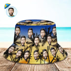 Custom Bucket Hat Unisex Outdoor Summer Cap Hiking Beach Sports Hats Gift for Lover Multiple Styles