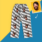 Custom Face Christmas Long Sleeve Pajamas Set Elk