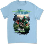 Cheer and shout for them - Personalized Football Picture T-Shirt 752129 - DiyGiftly