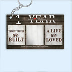 Cherished Moments - Personalized Anniversary Keychain with Couple Photo - Timeless Gift for Him & Her 733555 - Y - DiyGiftly