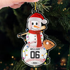 Chill Out And Play Ball - Personalized Custom Ornament - Acrylic Custom Shaped - Christmas Gifts For Players, Team, Boys 718928 - DiyGiftly