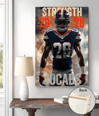 Choose Your Own Name and Slogan, the Perfect Gift for Football Fans – Personalized Canvas or Poster 739308 - 739512 - DiyGiftly