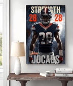 Choose Your Own Name and Slogan, the Perfect Gift for Football Fans – Personalized Canvas or Poster 739308 - 739512 - DiyGiftly