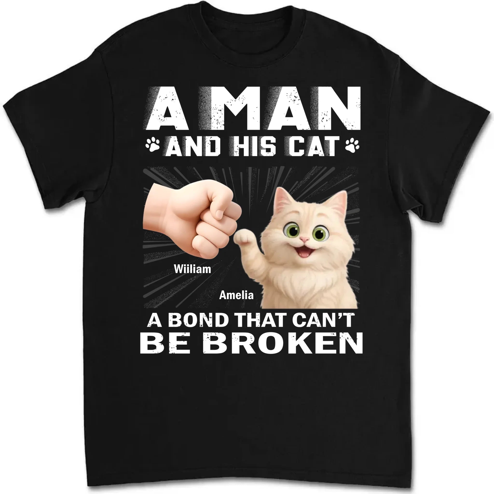 Chosen By Cats Daily - Personalized Unisex Premium T-Shirt & Hoodie, Birthday Gifts for Cat Lovers, Cat Mom & Dad 1074393 - DiyGiftly