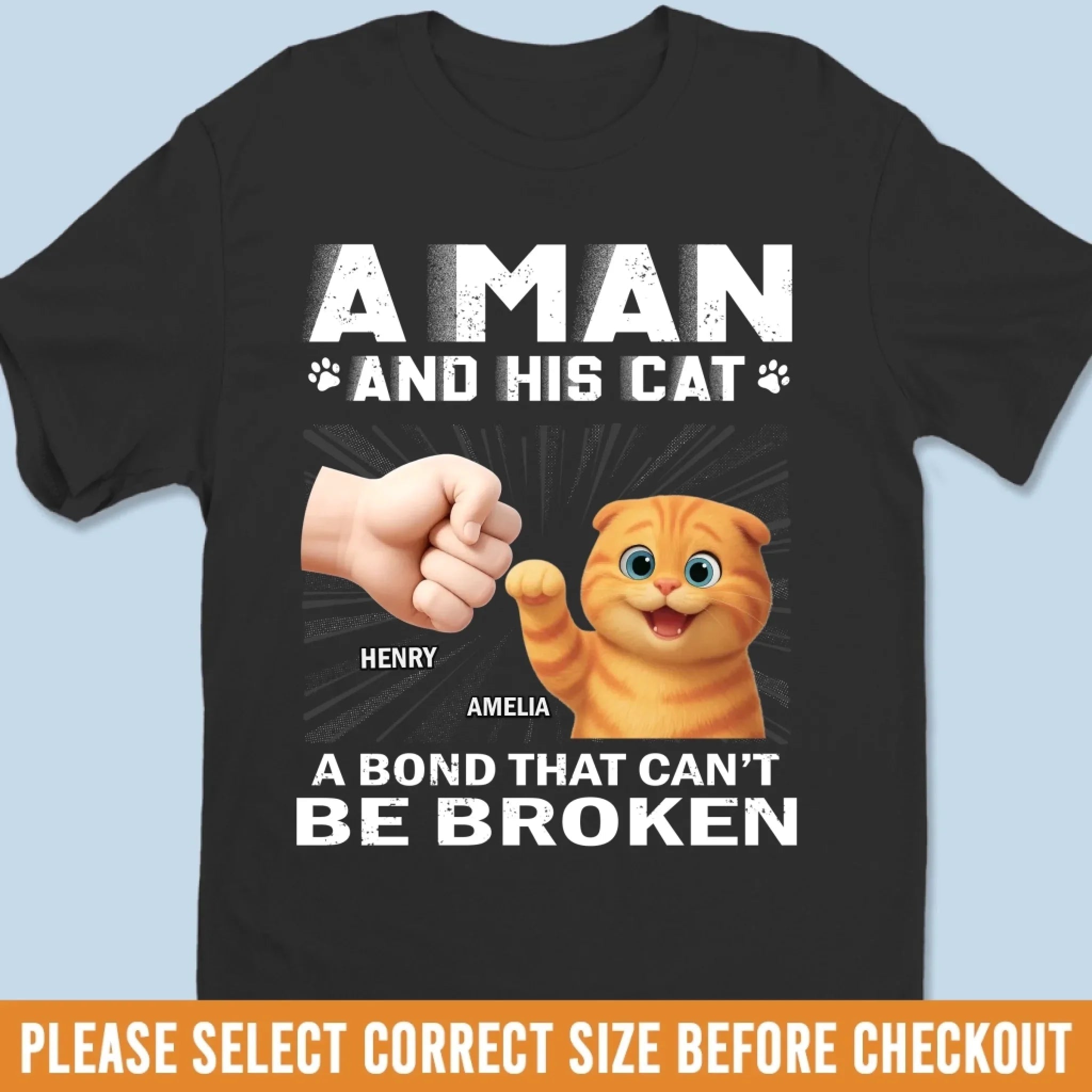 Chosen By Cats Daily - Personalized Unisex Premium T-Shirt & Hoodie, Birthday Gifts for Cat Lovers, Cat Mom & Dad 1074393 - DiyGiftly