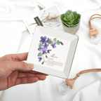 Christian Birth Flower Initial Jewelry Tray – Personalized Bible Verse Gift for Women 1081345 - DiyGiftly