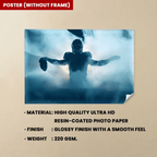 Christian Football Player Personalized Canvas, Wall Football Art Print, Custom Framed Canvas 738843 - 739317 - DiyGiftly