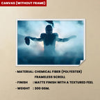 Christian Football Player Personalized Canvas, Wall Football Art Print, Custom Framed Canvas 738843 - 739317 - DiyGiftly