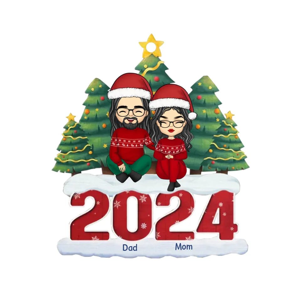 Christmas Adds To The Warmth Of A Family Love - Family Personalized Custom Ornament - Wood Custom Shaped - Christmas Gift For Family Members 677282 - DiyGiftly