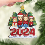 Christmas Adds To The Warmth Of A Family Love - Family Personalized Custom Ornament - Wood Custom Shaped - Christmas Gift For Family Members 677282 - DiyGiftly