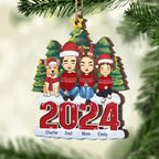 Christmas Adds To The Warmth Of A Family Love - Family Personalized Custom Ornament - Wood Custom Shaped - Christmas Gift For Family Members 677282 - DiyGiftly