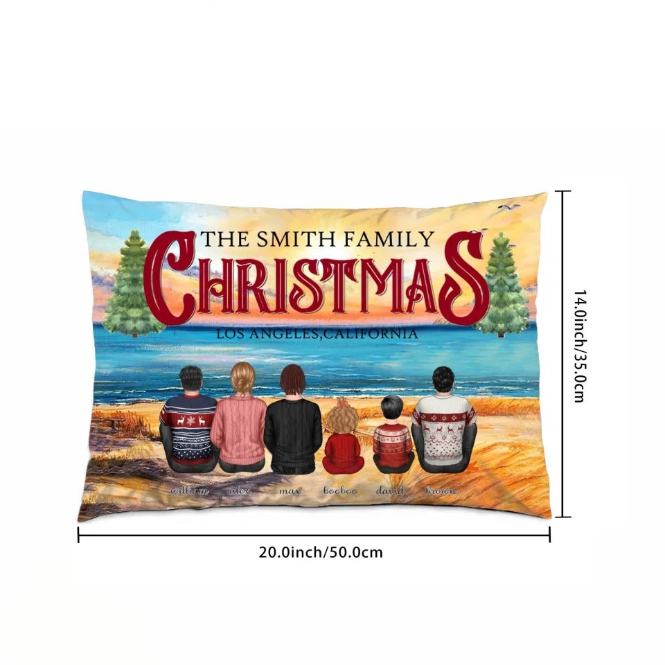 Christmas Family Sitting Together, Christmas Decoration 713528 - DiyGiftly