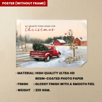 Christmas Gifts for a Family Custom Family Name Ready to Hang Canvas Print 711091 - 711227 - DiyGiftly