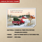 Christmas Gifts for a Family Custom Family Name Ready to Hang Canvas Print 711091 - 711227 - DiyGiftly
