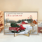 Christmas Gifts for a Family Custom Family Name Ready to Hang Wooden Plaque 711091 - DiyGiftly