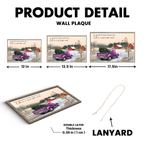 Christmas Gifts for a Family Custom Family Name Ready to Hang Wooden Plaque 711091 - DiyGiftly