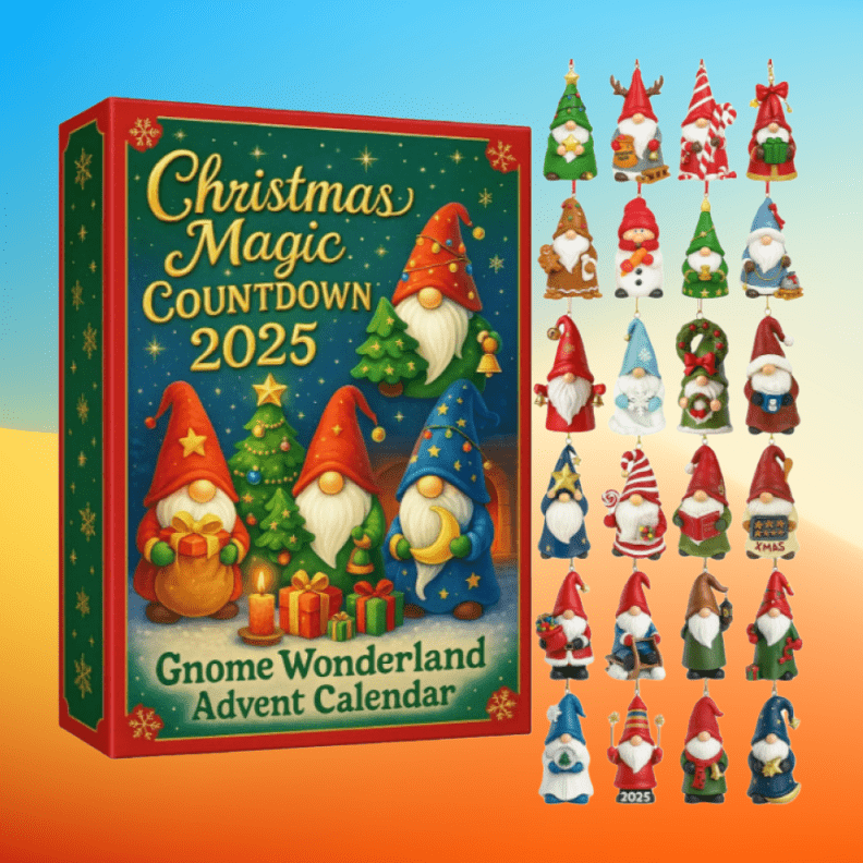 Christmas Gnome Wonderland Advent Calendar – Magical Countdown Gift Box - DiyGiftly