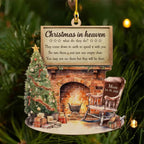 Christmas in Heaven - Personalized Custom 1 - Layered Wood Ornament 693114 - DiyGiftly