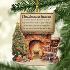ornament personalized design wooden style christmas remembrance wood
