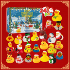 Christmas Rubber Ducks Advent Calendar Christmas Gift for Kids - DiyGiftly