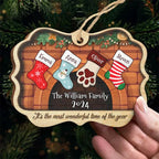 Christmas Stockings Hanging - Personalized Custom Benelux Shaped Wood, Christmas Ornament 671603 - DiyGiftly