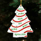 Christmas Tree Cake - Personalized Custom Acrylic Ornament - Gifts For Family, Friends, Coworkers 719692 - DiyGiftly