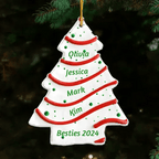 Christmas Tree Cake - Personalized Custom Acrylic Ornament - Gifts For Family, Friends, Coworkers 719692 - DiyGiftly
