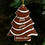 Christmas Tree Cake - Personalized Custom Acrylic Ornament - Gifts For Family, Friends, Coworkers 719714 - DiyGiftly