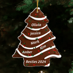 Christmas Tree Cake - Personalized Custom Acrylic Ornament - Gifts For Family, Friends, Coworkers 719714 - DiyGiftly