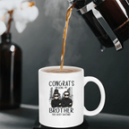 Congrats On Being My Brother - Personalized Mug - Ver 2 687015 - DiyGiftly