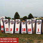 Cooperstown Baseball Team Towel, Sport Team Beach Towel, Softball Team Beach Towel with Logo, Softball Gift for Team, World Series gift 34319872 - DiyGiftly