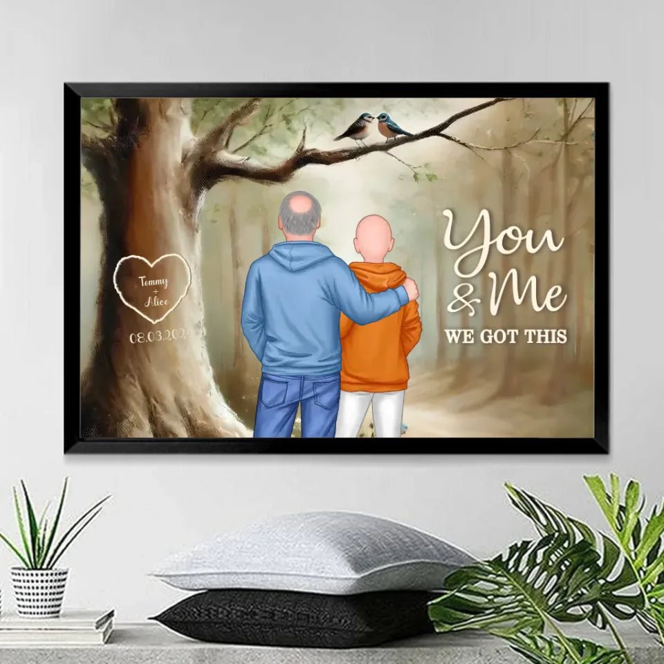 Couple Birds On Tree Personalized Poster, Anniversary, Valentine's Day Gift for him, Gift for her 741316 - 741975 - DiyGiftly
