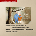 Couple Birds On Tree Personalized Poster, Anniversary, Valentine's Day Gift for him, Gift for her 741316 - 741975 - DiyGiftly