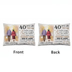 Couple Happy Anniversary - Personalized Pillow 753041 - B - DiyGiftly