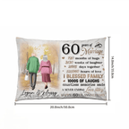 Couple Happy Anniversary - Personalized Pillow 753041 - B - DiyGiftly
