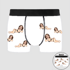 Couple’s Custom Photo Boxer Briefs - "Built Together Still Standing Strong" - Personalized Anniversary Gift 1080832 - DiyGiftly