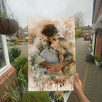 Couples Personalized Portrait - A gift for your partner - canvas 733568 - 733577 - DiyGiftly