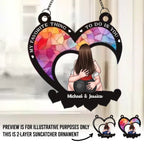 Couples That Laugh Together, Last Together - Couple Personalized Window Hanging Suncatcher - Gift For Husband Wife, Anniversary 670623 - DiyGiftly