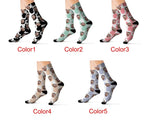 Cow Print, Customized Face Socks, Put Any Face On socks, Personalized Photo Socks, Cow Pattern Socks, Face On Socks,Chirstmas Gift 24771840 - DiyGiftly
