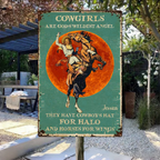 Cowgirls Are God's Wildest Angel - Horse Metal Sign 741225 - 741223 - DiyGiftly