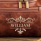 leather toiletry bag personalized groomsmen gift and getaways alternate image