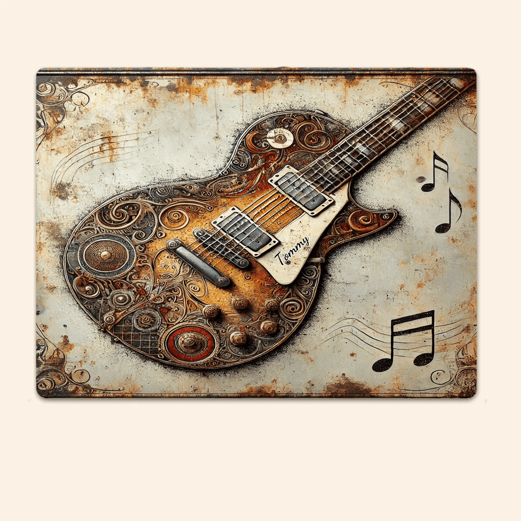 Crazy Wonderful Music - Gift for Yourself or Friends - Personalized Guitar Custom Metal Sign 753170 - 753196 - DiyGiftly