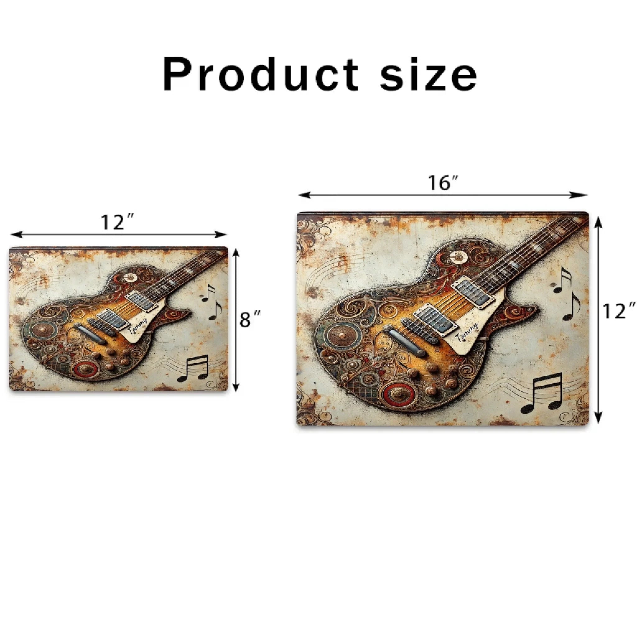 Crazy Wonderful Music - Gift for Yourself or Friends - Personalized Guitar Custom Metal Sign 753170 - 753196 - DiyGiftly