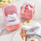 gifts for wife Creative Love Adjustable Ring with Box Plush Toy Fun Gift Propose Memory Gift Valentine's Day Gift for Her det