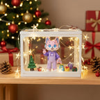 Custom 1 Non - human 3D Mini Figure Glass Dollhouse Personalized Scene Display Case Unique Christmas Gift (Production: 10 - 15 Business Days) - DiyGiftly