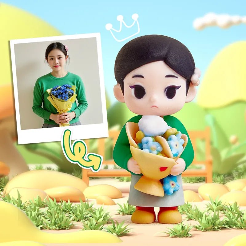 Custom 1 Person 3D Mini Figure From Your Photo Personalized Toy Figure Gifts For Kids (Production Time: 10 - 15 Business Days) - DiyGiftly