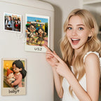 Custom 3D Acrylic Travel Photo Fridge Magnet with Text Anniversary Gift - DiyGiftly