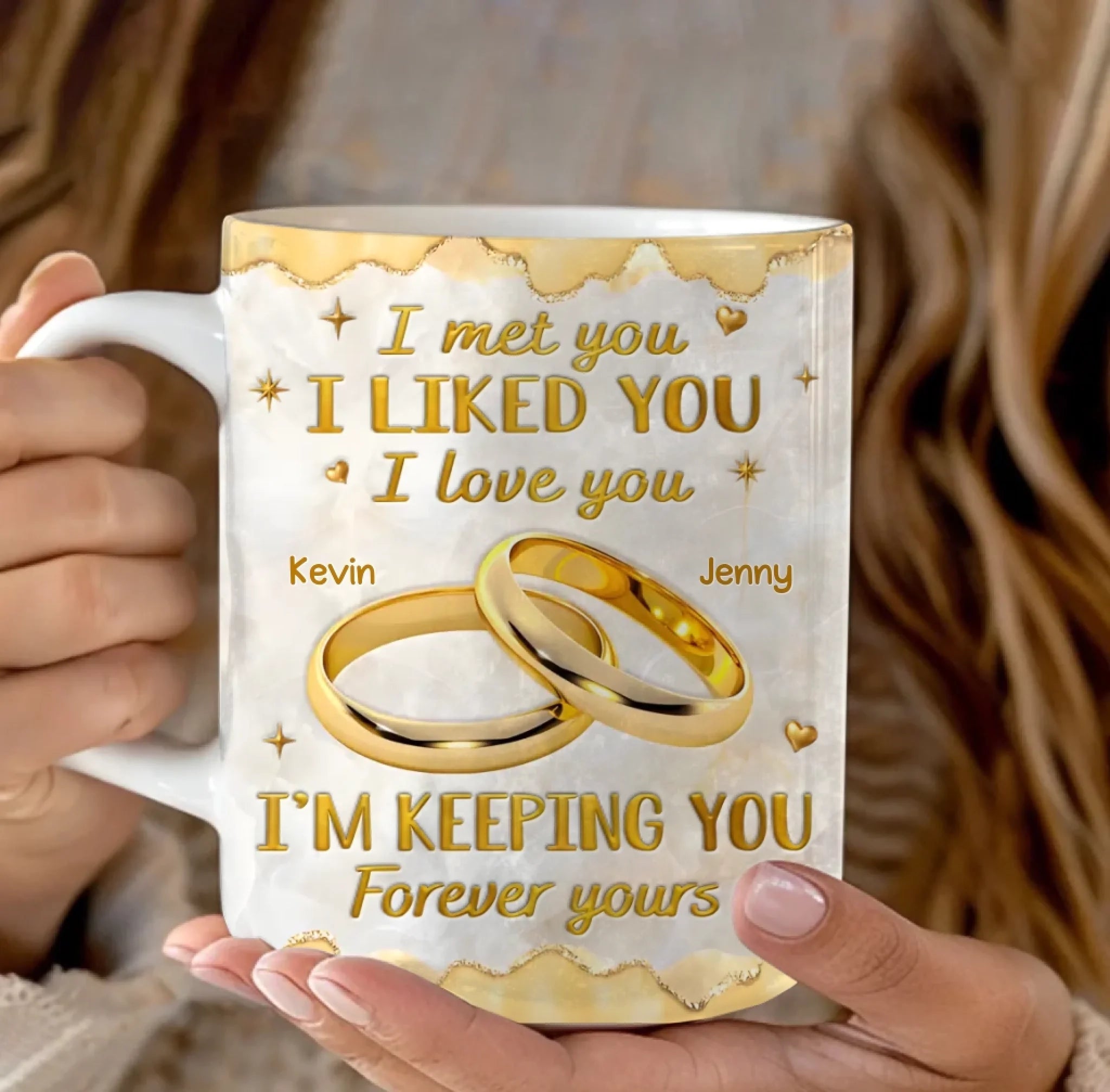 Custom 3D Inflated Effect Mug – Personalized Wedding and Anniversary Gifts for Husband and Wife – "Still Choosing You Daily" Mug – Unique Couples Keepsake for Him and Her, Romantic Gift Idea 1082584 - DiyGiftly