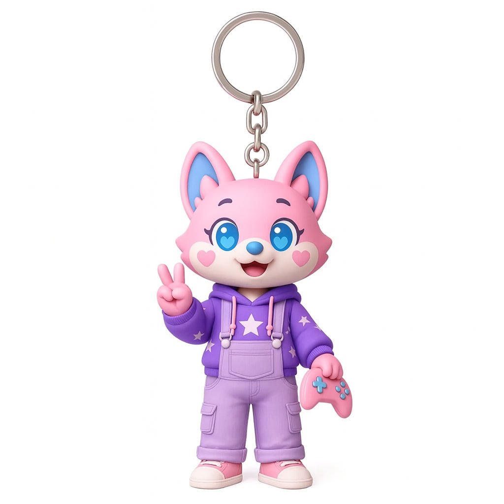 Custom 3D Mini Figure Keychain Figure from Your Photo Personalized Mini Doll Christmas Gift Idea - DiyGiftly